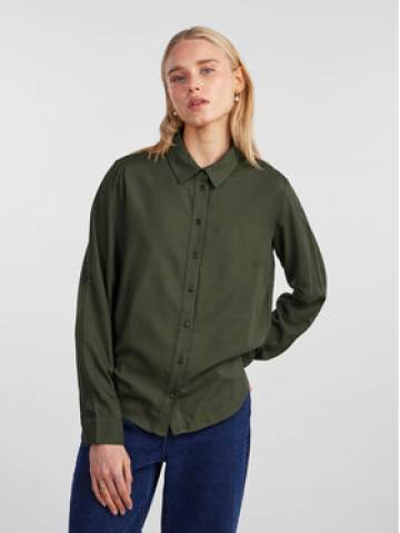 Pieces Сорочка 17140728 Зелений Regular Fit Pieces Сорочка 17140728 Зелений Regular Fit