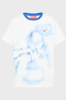 Мужская белая футболка MAGLIETTA Белый L Diesel A20420 0PLAT