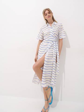 Mohito - Сукня-сорочка міді - синій - 42