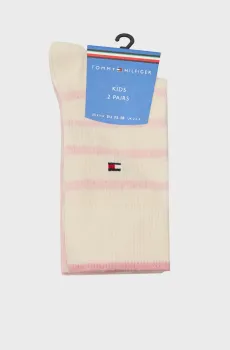 Детские носки (2 пары) TH KIDS SOCK 2P BRETON STRIPE Разноцветный 39-42 Tommy Hilfiger 701229939