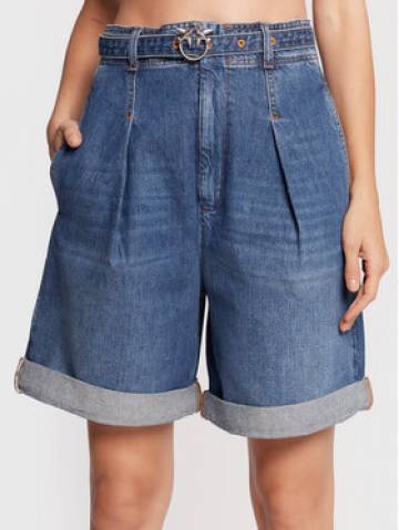Pinko Джинсові шорти Bubolare 1J112S Y1E6 Голубий Relaxed Fit Pinko Джинсові шорти Bubolare 1J112S Y1E6 Голубий Relaxed Fit
