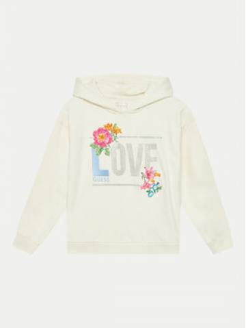 Guess Світшот J4YQ09 KAX74 Écru Regular Fit Guess Світшот J4YQ09 KAX74 Écru Regular Fit