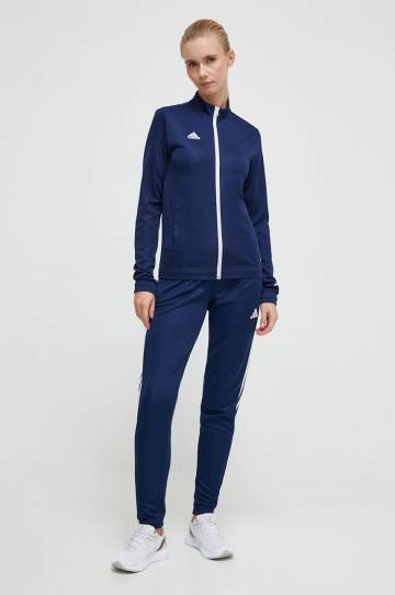 Кофта для тренинга adidas Performance Entrada 22 цвет синий с аппликацией Кофта для тренинга adidas Performance Entrada 22 цвет синий с аппликацией