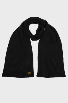 Мужской черный шарф Geffo Черный ONESIZE G-Star RAW D25512,D784
