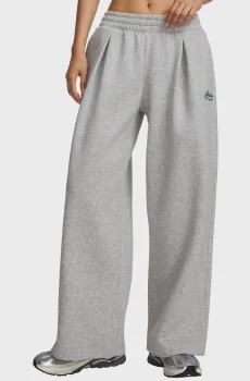 Женские серые спортивные брюки RIVAL PLEATED VARSITY PANT Серый L Under Armour 6016558-011