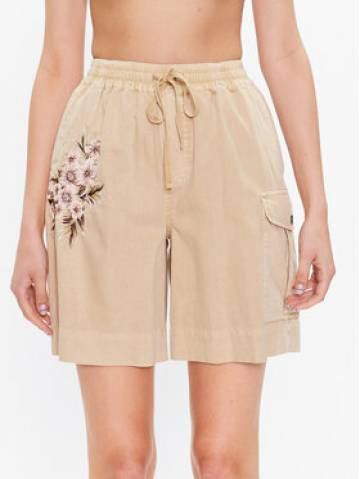 TWINSET Шорти з тканини 231TT2391 Бежевий Regular Fit TWINSET Шорти з тканини 231TT2391 Бежевий Regular Fit
