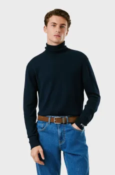 Мужской темно-синий гольф ANDRE TURTLE NECK Синий XXL Pepe Jeans PM7000011
