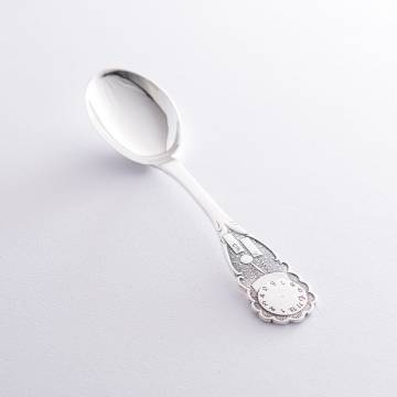 Серебряная ложка с часами 24012 Серебряная ложка с часами 24012