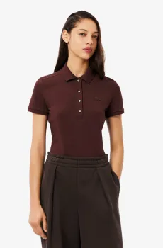 Женское бордовое поло Бордовый 34 Lacoste PF5462CAT