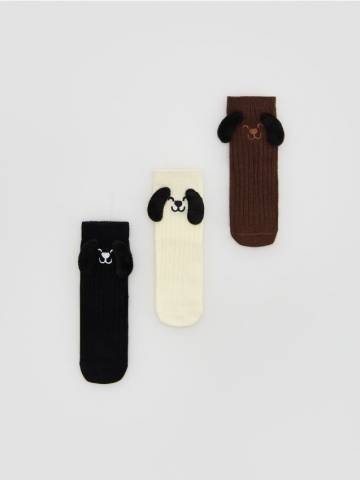 Reserved - Ladies` socks - чорний - 623GC-99X Reserved - Ladies` socks - чорний - 623GC-99X