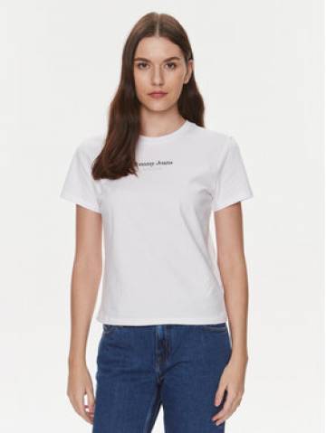 Tommy Jeans Футболка Essential DW0DW17359 Білий Regular Fit Tommy Jeans Футболка Essential DW0DW17359 Білий Regular Fit