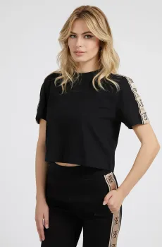 Женская черная футболка Черный L Guess V3RI08.I3Z14;JBLK