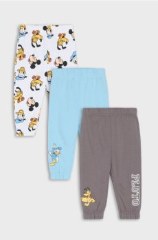 Бавовняні джогери Disney 3 pack - light blue