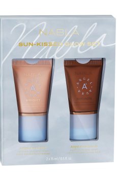 Набор для макияжа лица NABLA Sun-Kissed Glow Angel Aura (праймер-лосьон, 15 мл + бронзер, 15 мл)