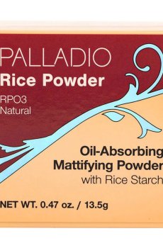 Рисовая рассыпчатая пудра для лица Palladio Rice Powder, RP03 Natural, 13.5 г