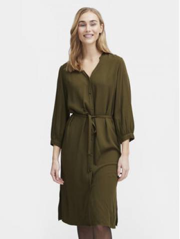 Fransa Сукня-сорочка 20613327 Зелений Regular Fit Fransa Сукня-сорочка 20613327 Зелений Regular Fit