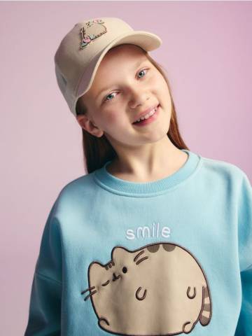 Reserved - Бейсболка Pusheen - бежевий - 075GC-08X