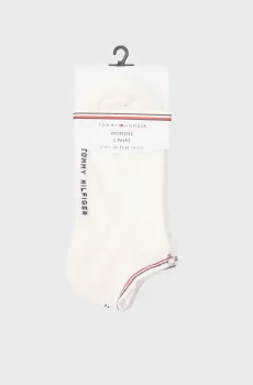 Женские белые носки (2 пары) SNEAKER SHINE Белый 35-38 Tommy Hilfiger 701233234