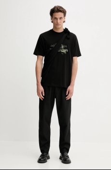 Хлопковая футболка HUGO Denrith