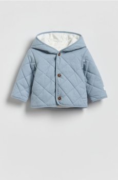 Reserved - Хлопковая куртка с капюшоном - світло-блакитний - 311HV-50X