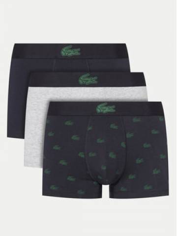 Lacoste Набір з 3 пар боксерів 5H5154 Чорний Lacoste Набір з 3 пар боксерів 5H5154 Чорний