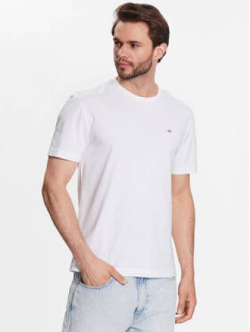 Calvin Klein Футболка Smooth K10K110589 Білий Regular Fit Calvin Klein Футболка Smooth K10K110589 Білий Regular Fit