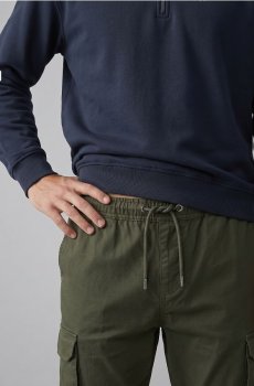 Штани cargo jogger - темно-зелений