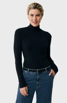 Женский черный гольф Черный L Mexx MF006607643W