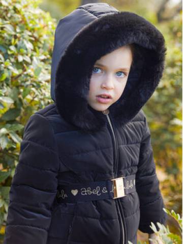 Abel & Lula Пуховик 5839 Чорний Regular Fit Abel & Lula Пуховик 5839 Чорний Regular Fit