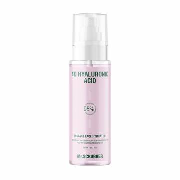 Спрей для мгновенного увлажнения лица Mr.Scrubber 4D Hyaluronic Acid Instant Face Hydrator с 4Д гиалуроновой кислотой, 150 мл Спрей для мгновенного увлажнения лица Mr.Scrubber 4D Hyaluronic Acid Instant Face Hydrator с 4Д гиалуроновой кислотой, 150 мл