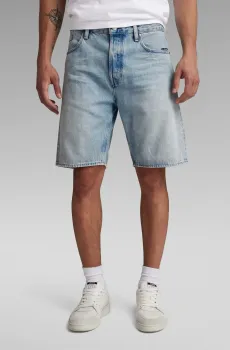 Мужские голубые джинсовые шорты Dakota Short Clean Edge Голубой 30 G-Star RAW D24411,D436