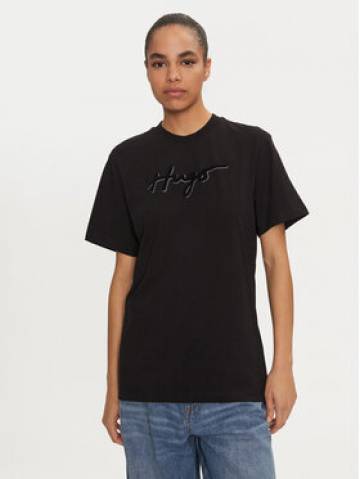Hugo Футболка 50528585 Чорний Regular Fit Hugo Футболка 50528585 Чорний Regular Fit
