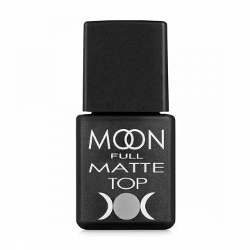 Матовый топ для гель-лака Moon Full Top Matte, 8 мл Матовый топ для гель-лака Moon Full Top Matte, 8 мл