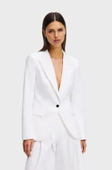 Женский белый жакет SUMMER OCCASION SUIT JACKET Белый 38 Karl Lagerfeld A2W14023