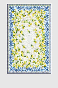 Белая скатерть Cetara из льна