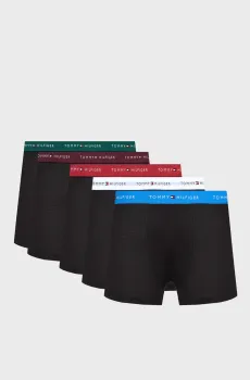 Мужские черные боксеры (5 шт) TRUNK WB Черный L Tommy Hilfiger UM0UM03061