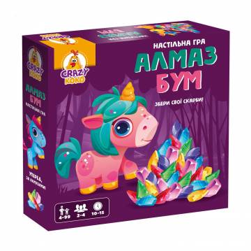 Игра маршрутная настольная Vladi Toys Алмаз бум единорожки, 26*6*26 см, от 4 лет, 39 элементов (VT8055-31) Игра маршрутная настольная Vladi Toys Алмаз бум единорожки, 26*6*26 см, от 4 лет, 39 элементов (VT8055-31)