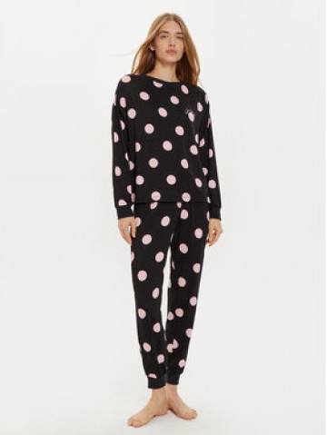 Kate Spade Піжама KSI92714 Чорний Regular Fit Kate Spade Піжама KSI92714 Чорний Regular Fit