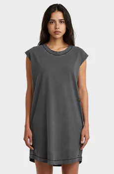 Женское темно-серое платье Washed Серый XS G-Star RAW D28704,E401