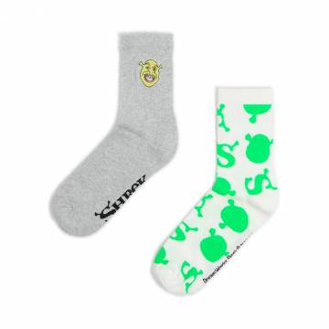 Cropp - Шкарпетки, 2 пари Shrek - light grey Cropp - Шкарпетки, 2 пари Shrek - light grey