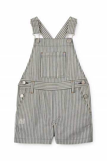 Детский хлопковый комбинезон Liewood Venedict Stripe Dungaree