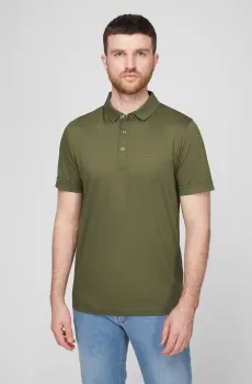 Мужское зеленое поло Зеленый S Pierre Cardin C5 20584.2034