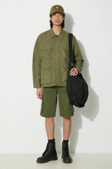 Куртка Universal Works Parachute Field Jacket мужская цвет зелёный переходная 30115.OLIVE Куртка Universal Works Parachute Field Jacket мужская цвет зелёный переходная 30115.OLIVE