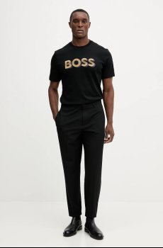 Хлопковая футболка BOSS H-Thompson 656