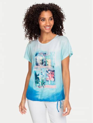 Olsen Футболка 11104849 Голубий Regular Fit Olsen Футболка 11104849 Голубий Regular Fit