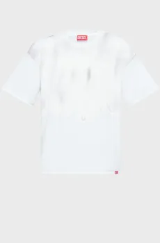 Мужская белая футболка T-LEONARD-IHBJ Белый XL Diesel A21564 0TKCI