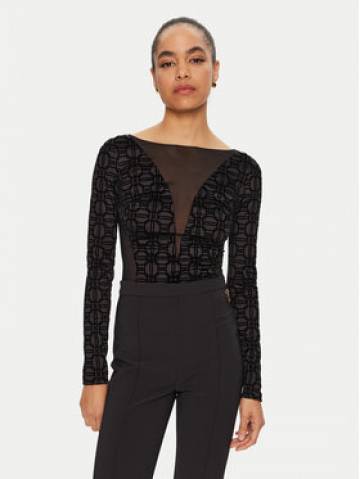 Elisabetta Franchi Боді BO-011-47E2 Чорний Slim Fit Elisabetta Franchi Боді BO-011-47E2 Чорний Slim Fit