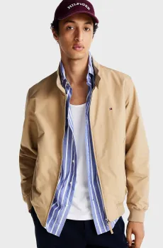 Мужская бежевая куртка HARRINGTON JACKET Бежевый M Tommy Hilfiger MW0MW37647