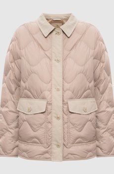 Бежевая пуховая куртка Heritage