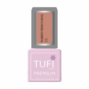 База для гель-лака Tufi profi Premium Rubber French Base 011 Спелый абрикос, 8 мл База для гель-лака Tufi profi Premium Rubber French Base 011 Спелый абрикос, 8 мл
